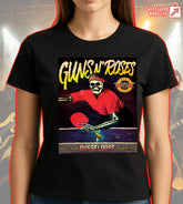 Guns N’ Roses Düsseldorf 2025 Skeleton Ping Pong Concert T-Shirt – Limited Edition Tour Merch - Get Trend Merch